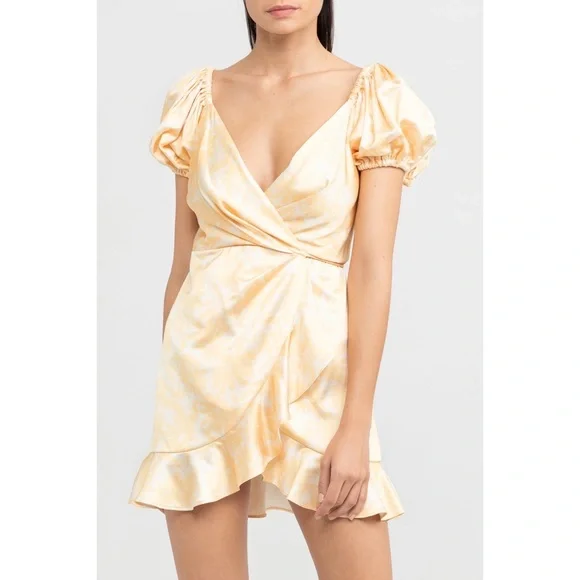 ruffle dresses for women Tube Ruffle Side Slit Dress main image 0